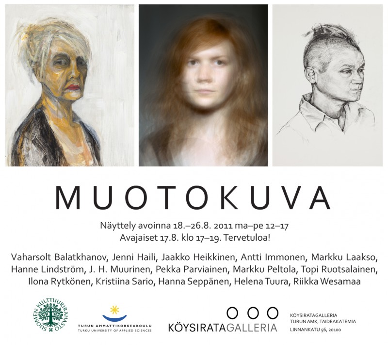 Portrait exhibitions invitation