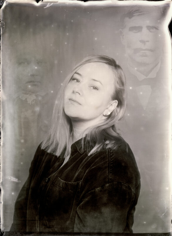 Spirit photograph of author Anna Englund